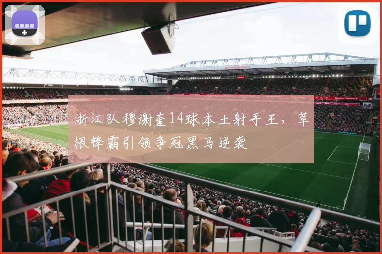 浙江队穆谢奎14球本土射手王，草根锋霸引领争冠黑马逆袭
